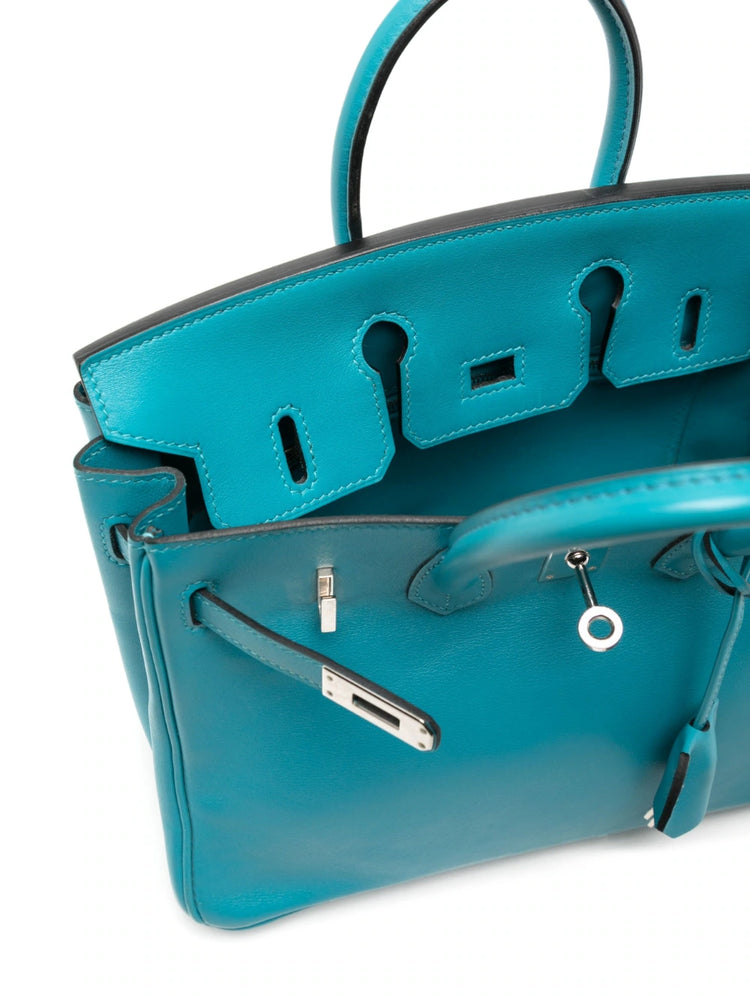 Birkin 25 Swift Leather with PHW - Replica Handbags