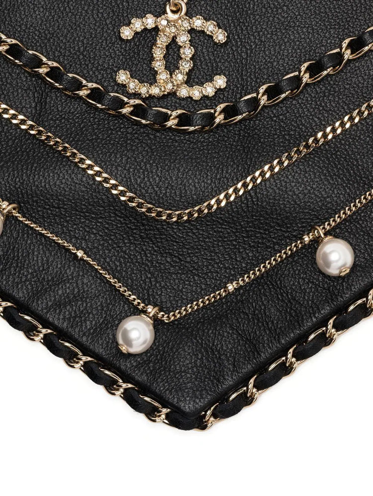 CC Chain Layered Bandana Necklace - Replica Handbags