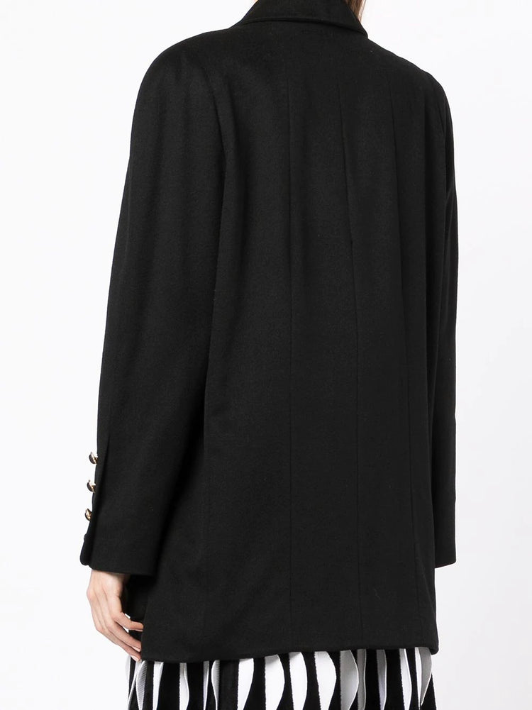Double-Breasted Cashmere Blazer - Replica Handbags