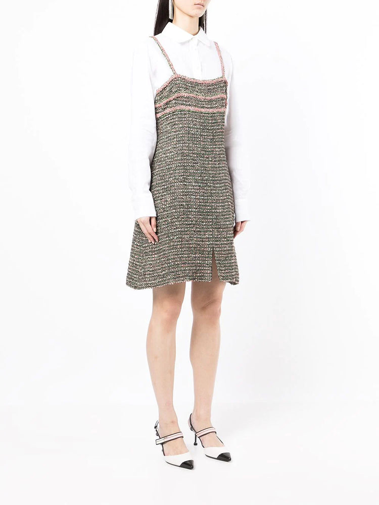 Green Tweed dress - Replica Handbags