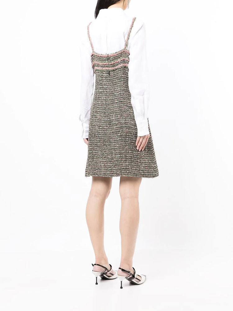 Green Tweed dress - Replica Handbags