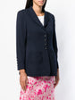 Navy Layered Pockets Blazer