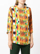 Printed Crew Neck Blouse