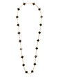 Alhambra Long Onyx 
Gold Necklace, 20 Motifs