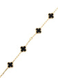Alhambra Long Onyx 
Gold Necklace, 20 Motifs