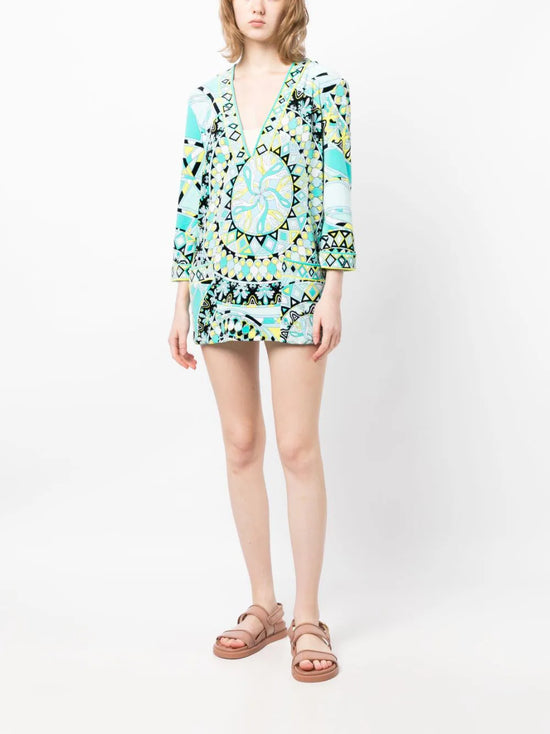 Pucci Abstract Print Terry Top