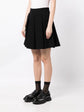 Pleated A-line Skirt