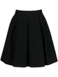 Pleated A-line Skirt