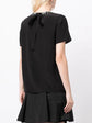 Embellished Short-Sleeve Blouse