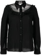 Sheer-Panelled Long Sleeve Shirt
