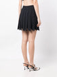 Pleated A-Line Skirt