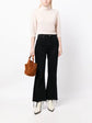 Roll-neck Cropped Cashmere Jumper
