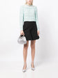 Ruffle-detailed Silk Blouse