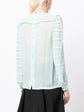 Ruffle-detailed Silk Blouse