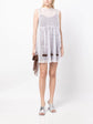 Tulle-layer Slip Minidress