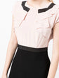 Ruffled Flared Silk Minidress