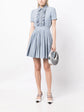 Ruffle Shirt Dress