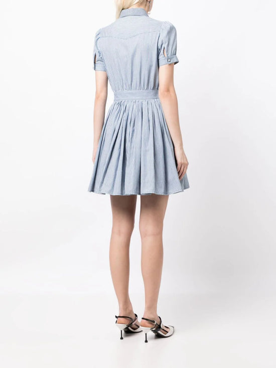 Ruffle Shirt Dress