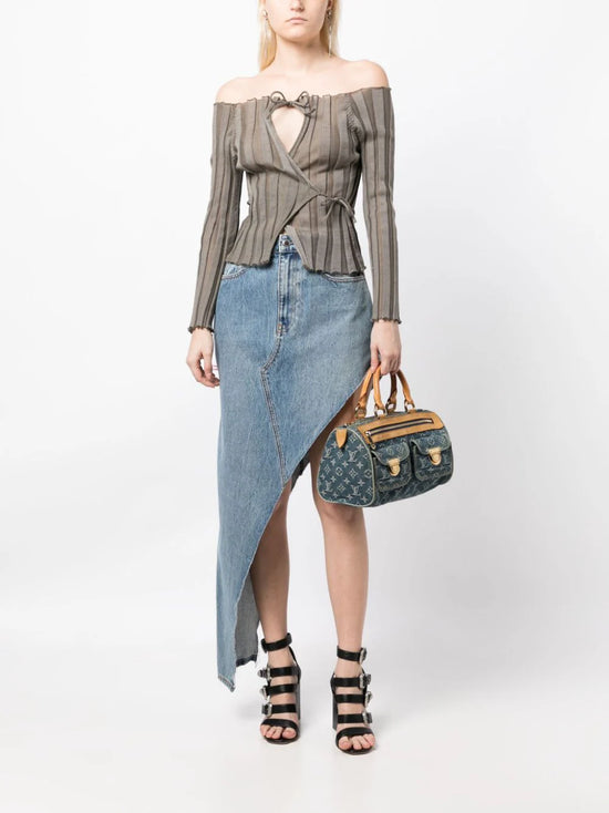 Denim Monogram Bag