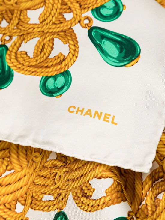 Jewellery Print Silk Scarf