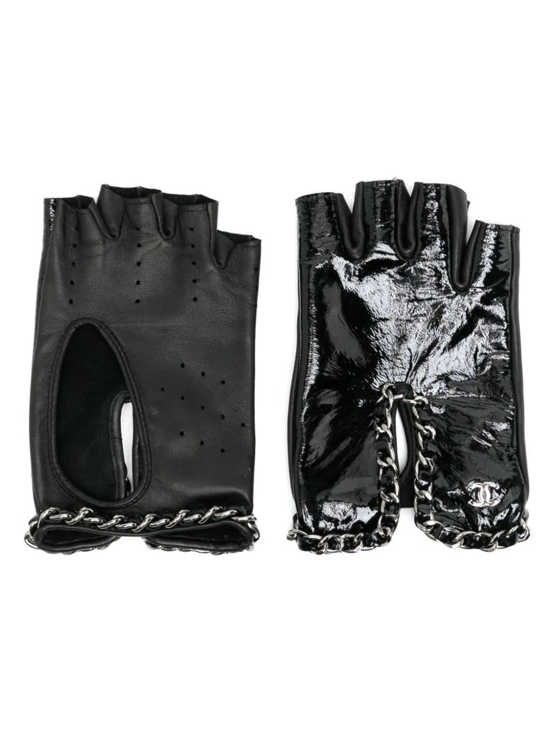 Fingerless Leather Gloves