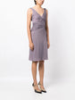 Purple Silk Dress