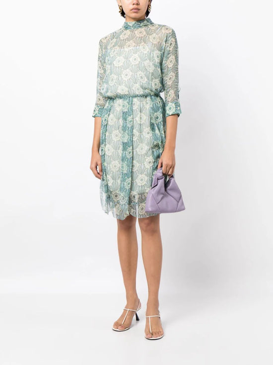 Floral Sheer Dress