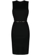 Horsebit Pencil Dress