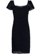 Empire Waist Floral Lace Dress