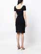 Empire Waist Floral Lace Dress