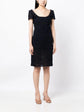 Empire Waist Floral Lace Dress