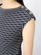 Jacquard Boat-Neck Dress