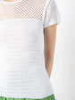 Short-Sleeved Crochet Top