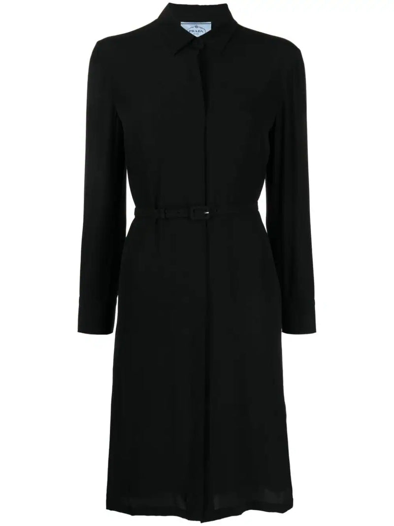 Silk Shirt Dress