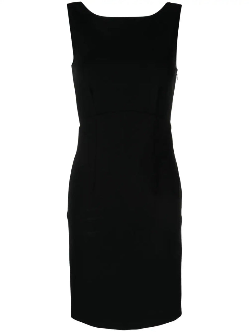 Scoop Back Sleeveless Dress