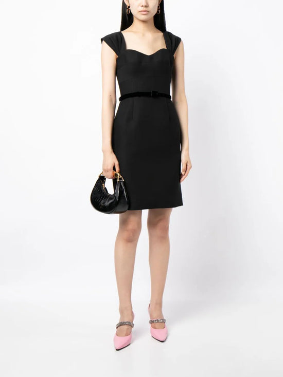Belted Wool Dress