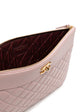 CC Quilted clutch bag