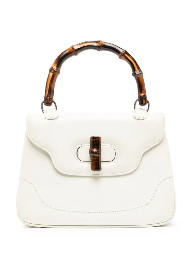 Vintage Bamboo Top Handle Bag