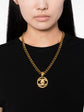 1997 CC Turnlock Pendant Chain Necklace
