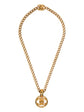 1997 CC Turnlock Pendant Chain Necklace