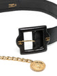 Vintage Leather 
Chain Medallion Belt