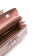 Pink Bamboo Top Handle Bag