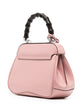 Pink Bamboo Top Handle Bag