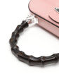 Pink Bamboo Top Handle Bag
