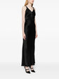 Pleated Silk Gown