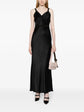 Pleated Silk Gown