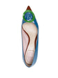 Patent Colourblock Pumps