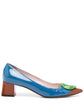 Patent Colourblock Pumps
