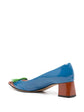 Patent Colourblock Pumps