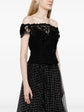 1995 Lace Off-shoulder Top
